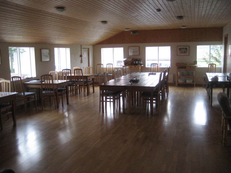 Frühstück und Aufenthaltsraum Guesthouse Hof i Vatnsdal
