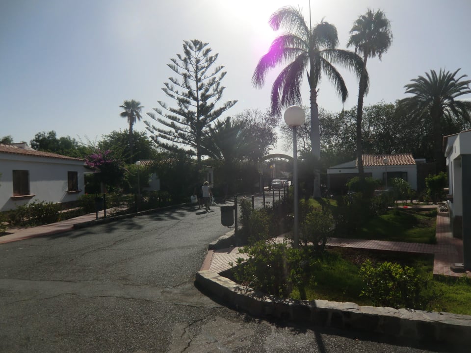 Eingang Bungalows Las Vegas Golf