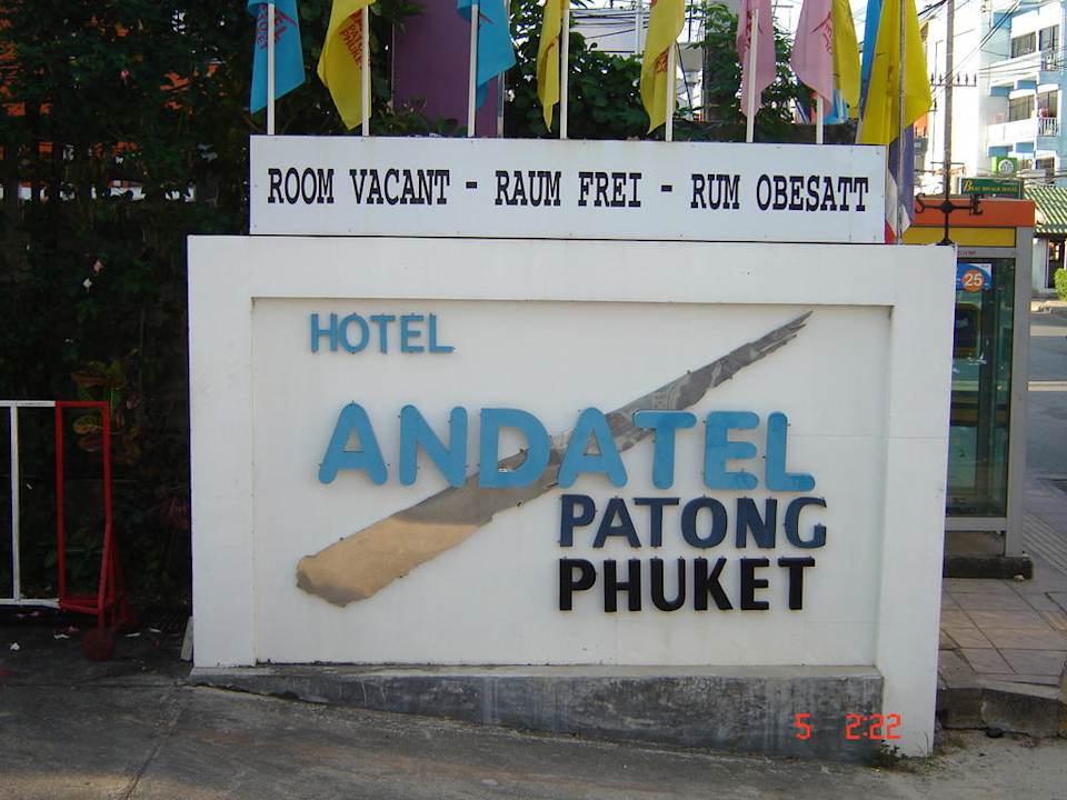 Eingang Hotel Andatel Grandé Patong Phuket