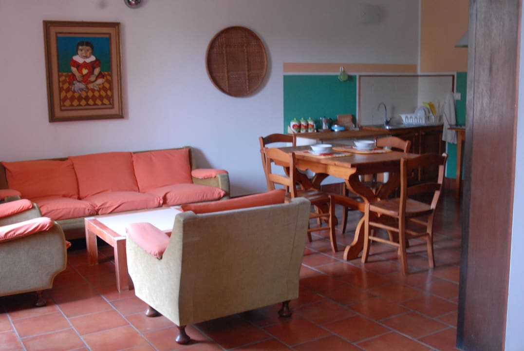 Angolo cottura e salotto Studios Stasion Di Pueste