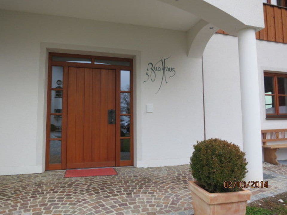 Eingang Dependance/Wellnessbereich Hotel Moosleitner