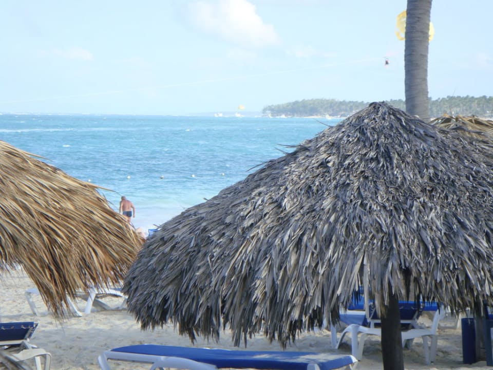 Blick vom Liegestuhl Punta Cana Princess All Suites Resort & Spa