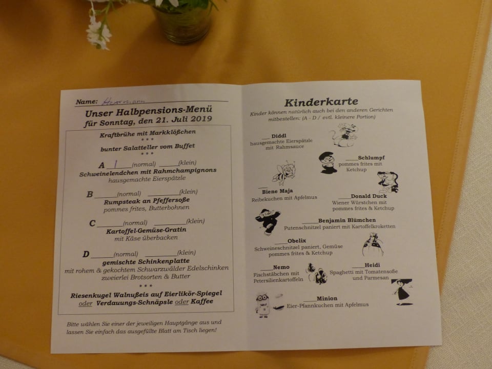 Gastro Schwarzwaldgasthof Hotel Zum Löwen - Unteres Wirtshaus