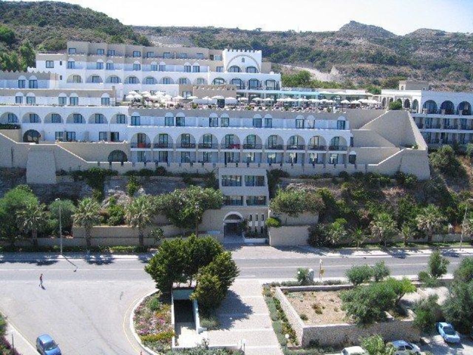 Ausblick zum Calypso Palace Hotel Calypso Beach