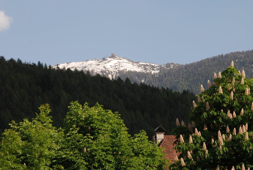 Blick auf den Kronplatz Hotel Langgenhof