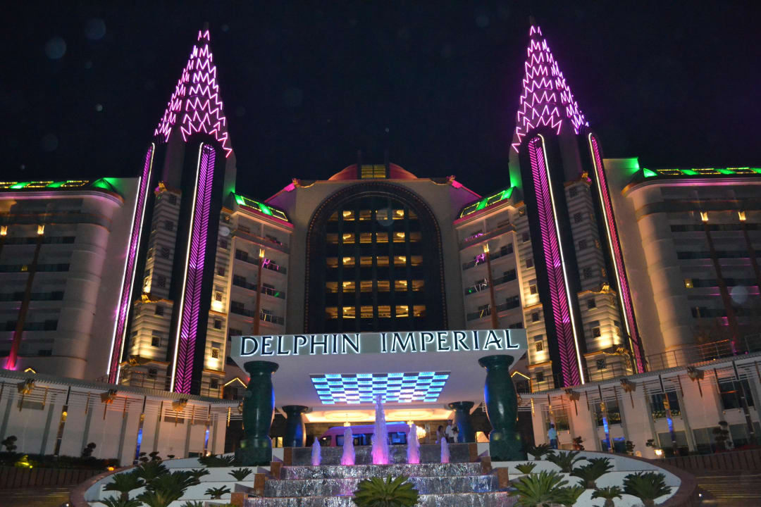 Abendbeleuchtung Hotel Delphin Imperial