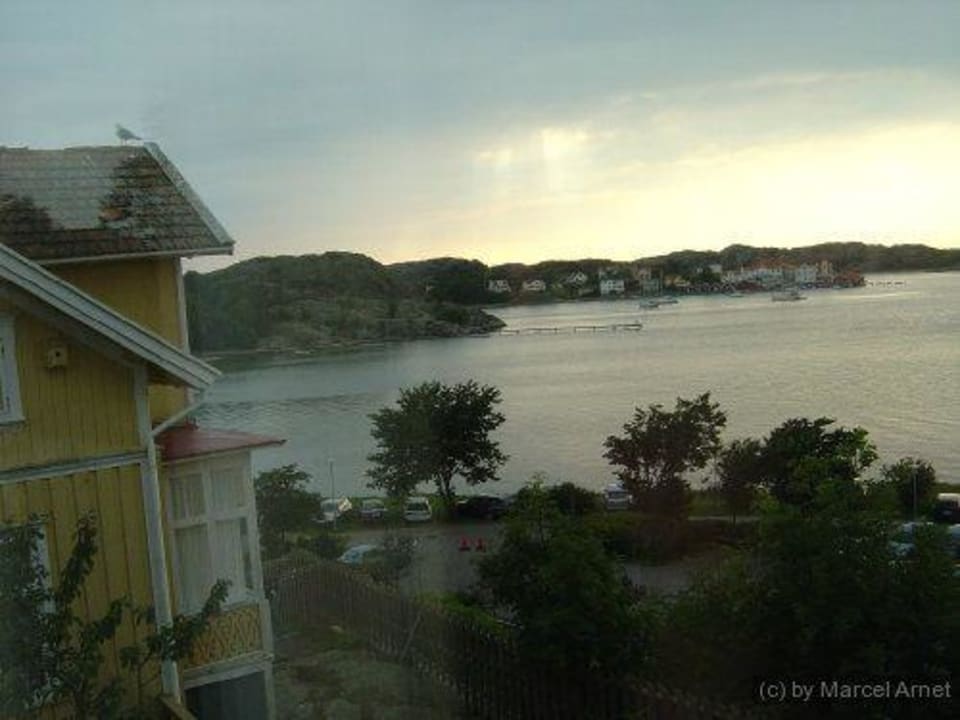 Aussicht vom Zimmer (Nebengebäude am Hang) Gullmarsstrand Hotel