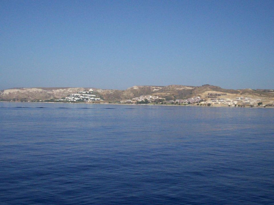 Blick auf das Hotel Lagas Aegean Village