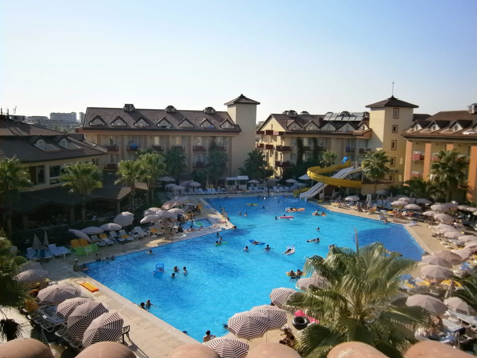 Poolblick tagsüber Hotel Orfeus Park