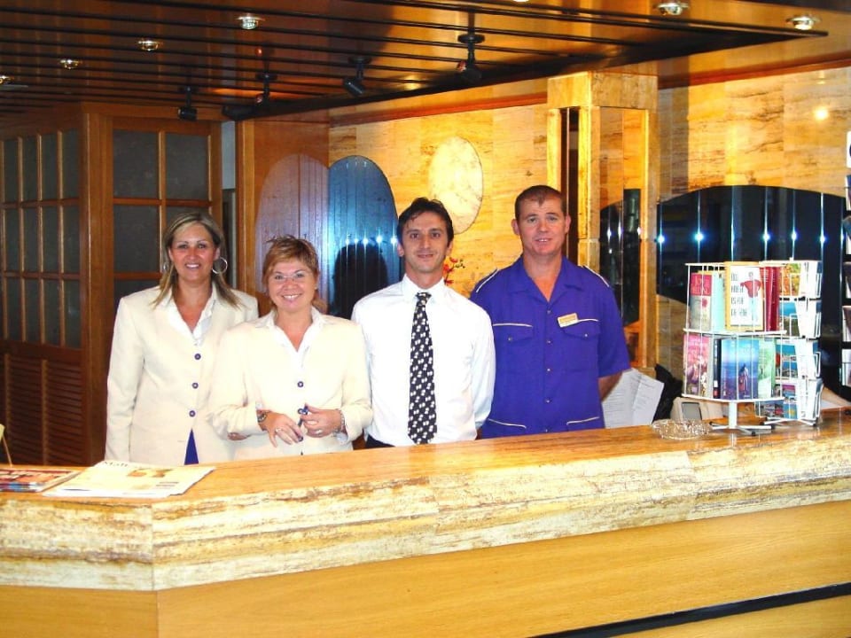 Empfangskomitee im Iberostar Exagon Park Hotel Exagon Park