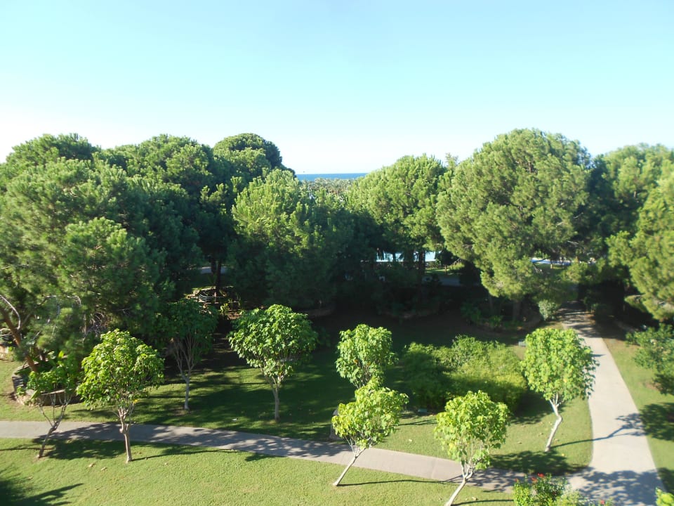 Aussischt auf die Gartenanlage IC Hotels Green Palace