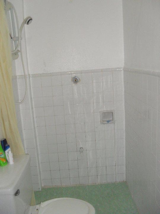 Unsere Dusche im Bad Love's Lodge & Resort