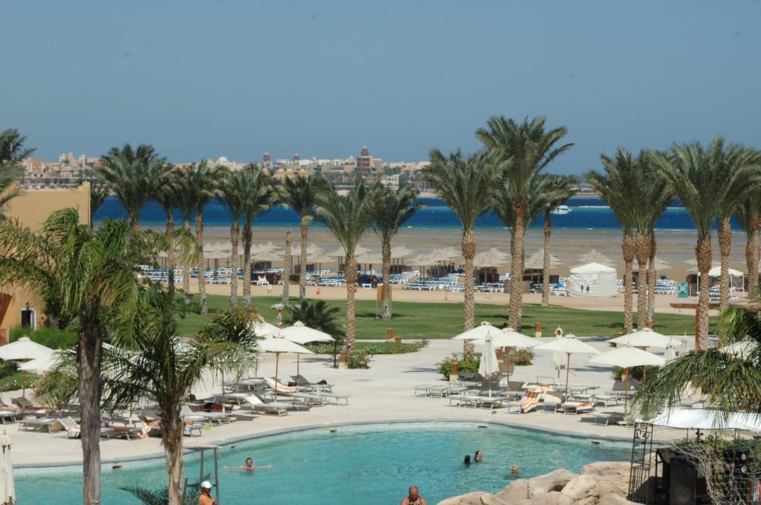 Unser Blick vom Balkon Stella Beach Resort & Spa Makadi Bay