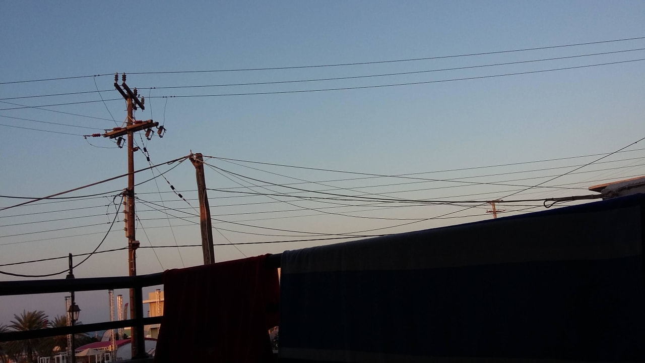 Ausblick vom Balkon allsun Hotel Malia Beach