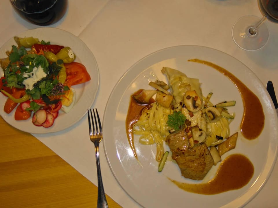 Abendessen (3. Gang) Hotel - Gasthof Rössle