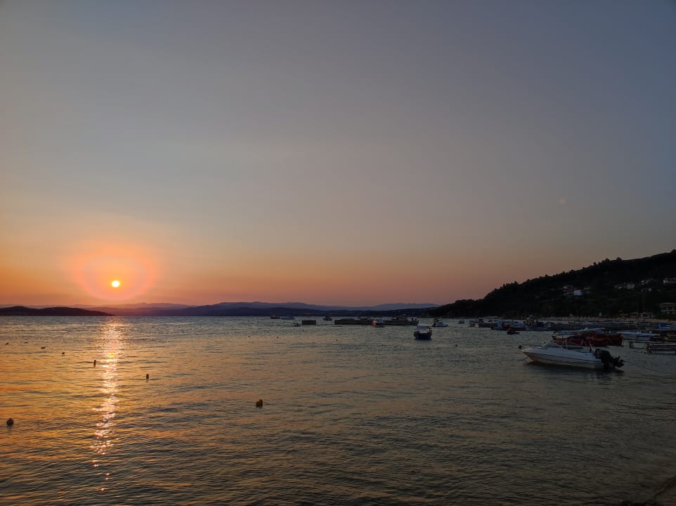Ausblick Akrathos Beach Hotel