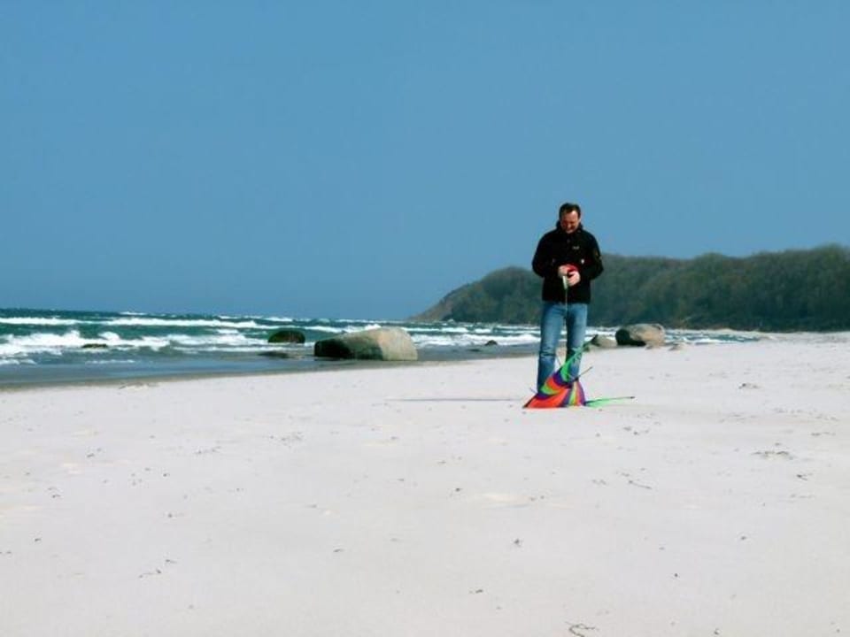 feinster Sand Ferienhaus Strandläufer