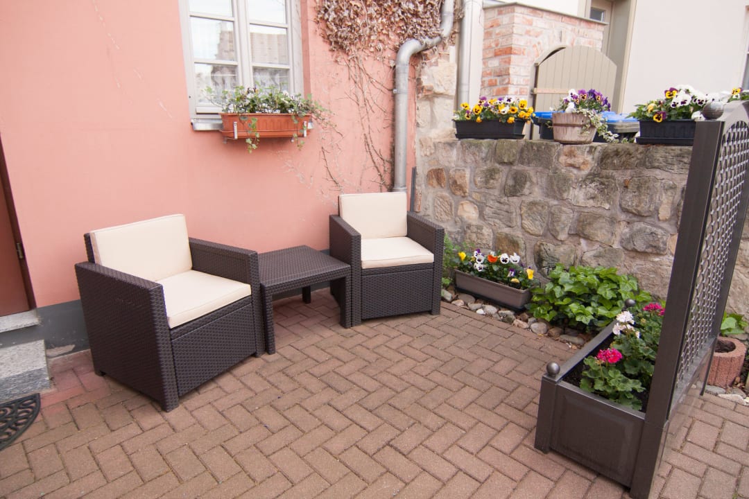 Terrasse Wohnung 3  Urlaub im Fachwerk, Der Klink