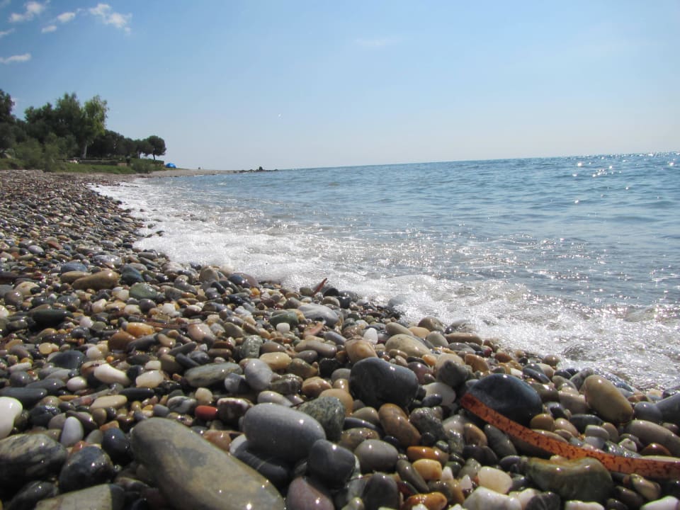 Sand, Kiesstrand? Xenios Anastasia Resort & spa