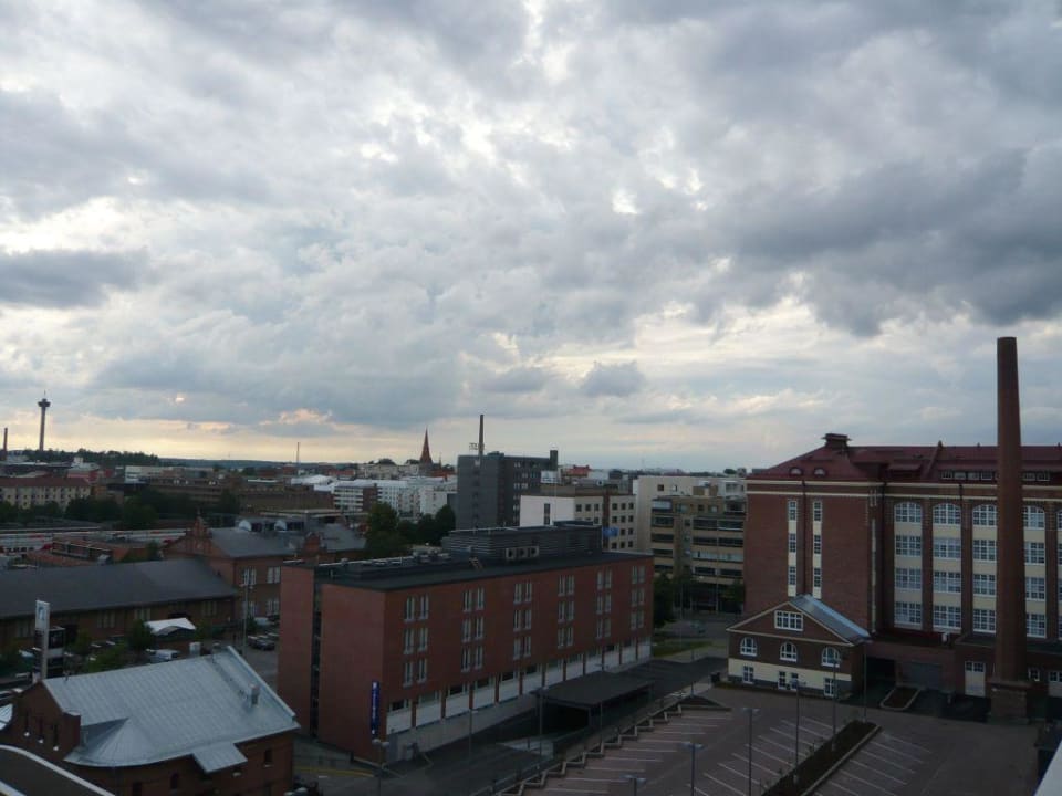Aussicht von der Sonnenterrasse Lapland Hotel Tampere