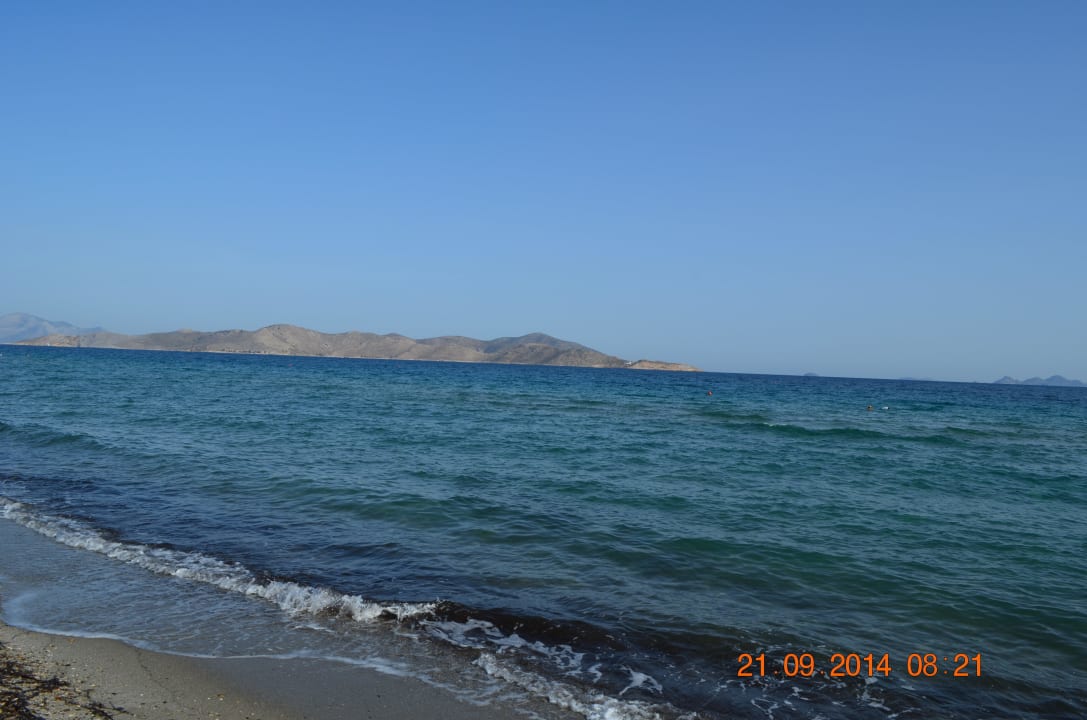 Szeroka piaszczysta plaża Ilios K Village Resort