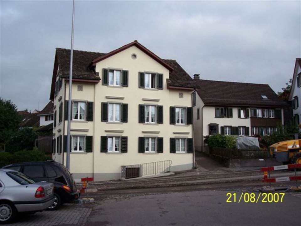 Das Gästehaus gegenüber Gasthof Metzg