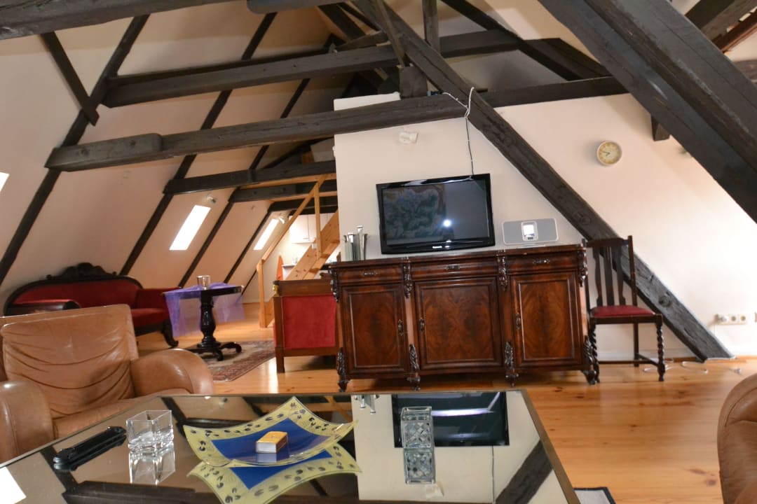 Wohnbereich Ferienwohnung Kolonialwarenspeicher