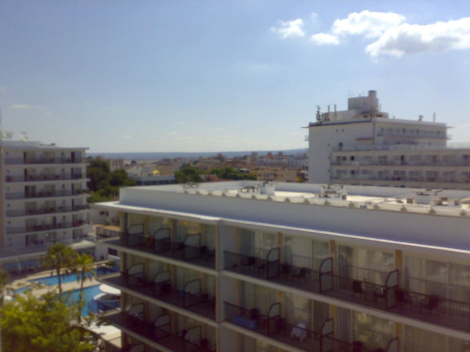 Ausblick vom Balkon BQ Apolo Hotel