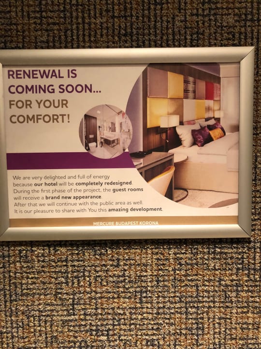 Lobby Mercure Budapest Korona Hotel