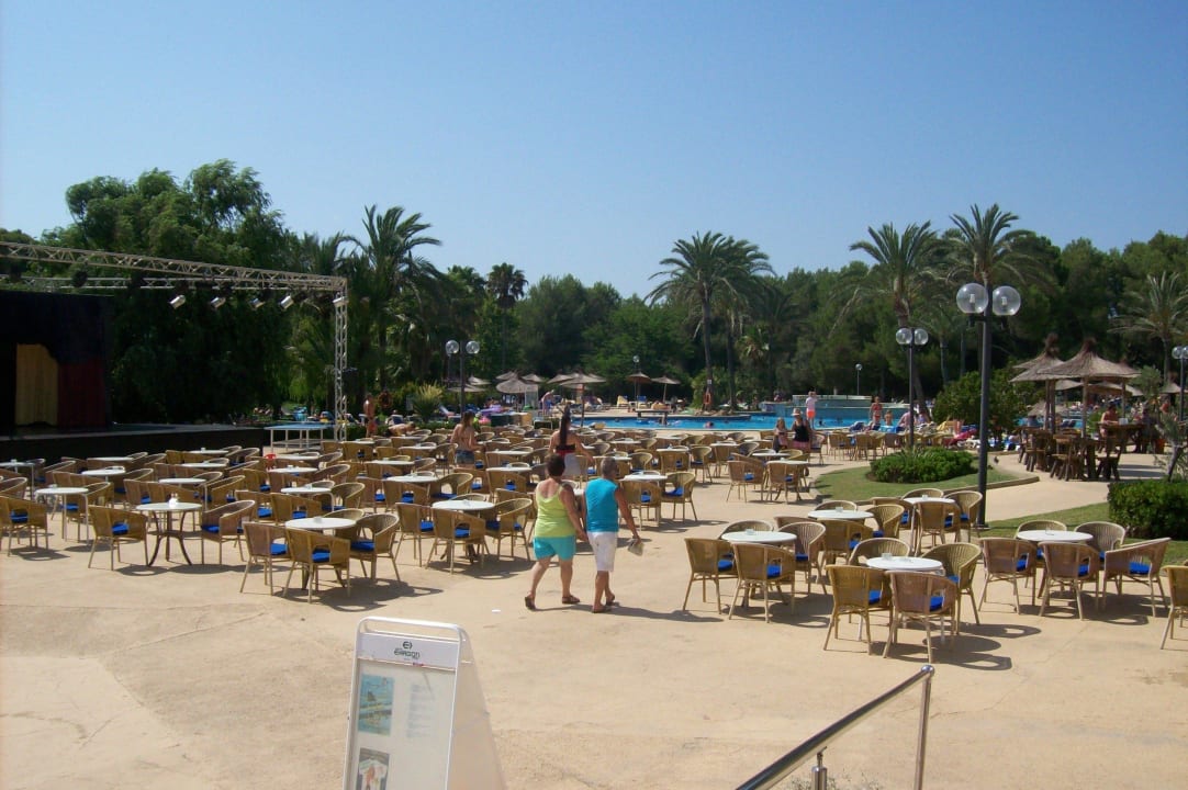 Blick auf den Animationsbereich Hotel Exagon Park