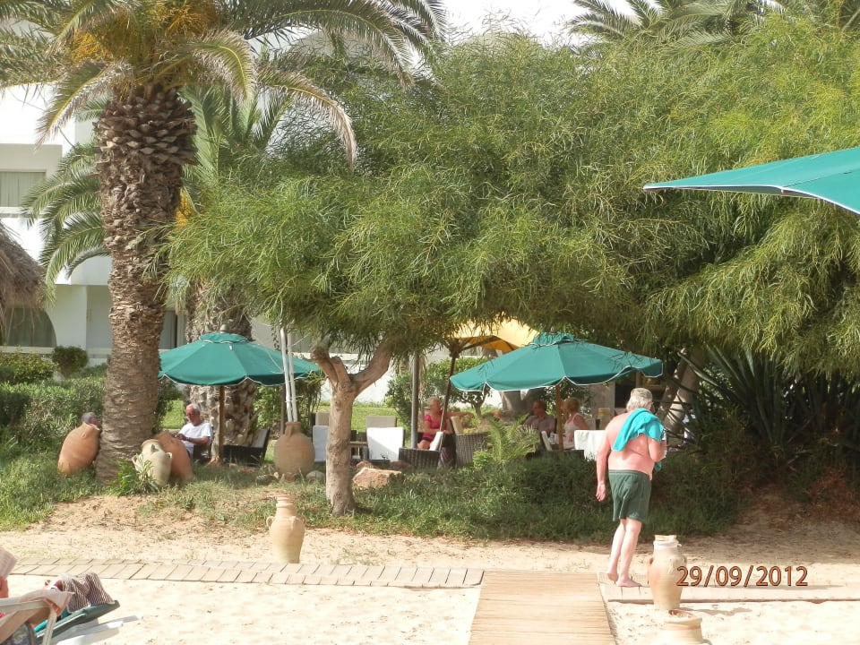 Gartensitz zwischen Strand und Anlage The Orangers Beach Resort and Bungalows