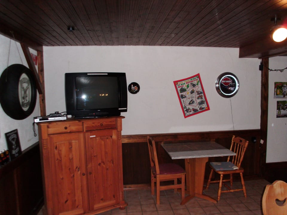 Ein Teil des Aufenthalts-und Essensraum Pension Fernsicht