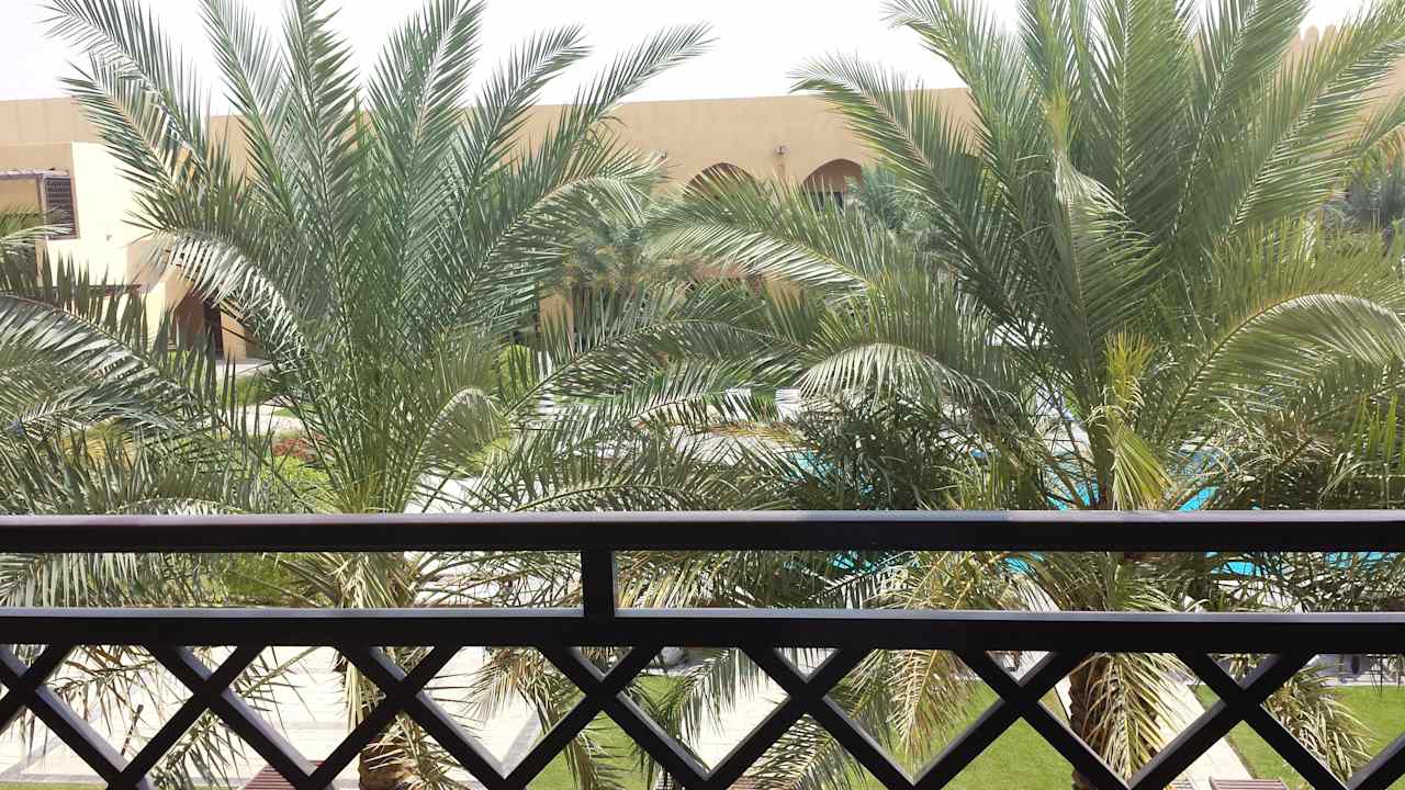 Blick vom Balkon Tilal Liwa Hotel