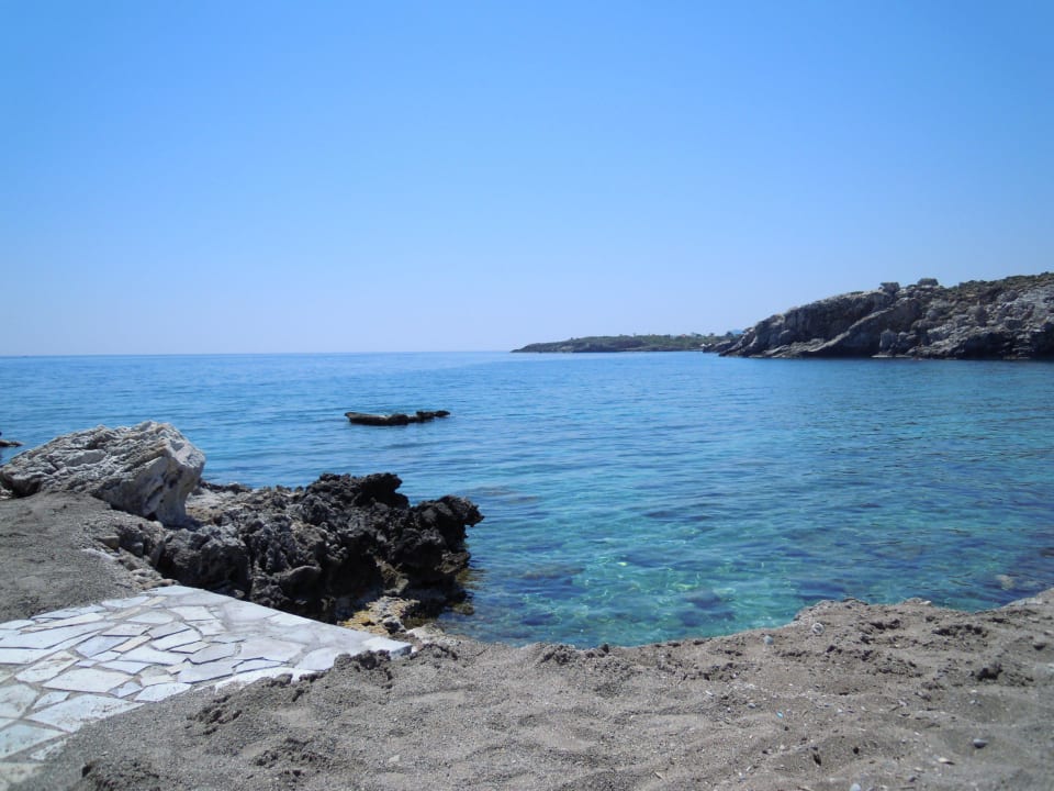 Strand, Treppe ins Meer Hotel Kalithea Horizon Royal