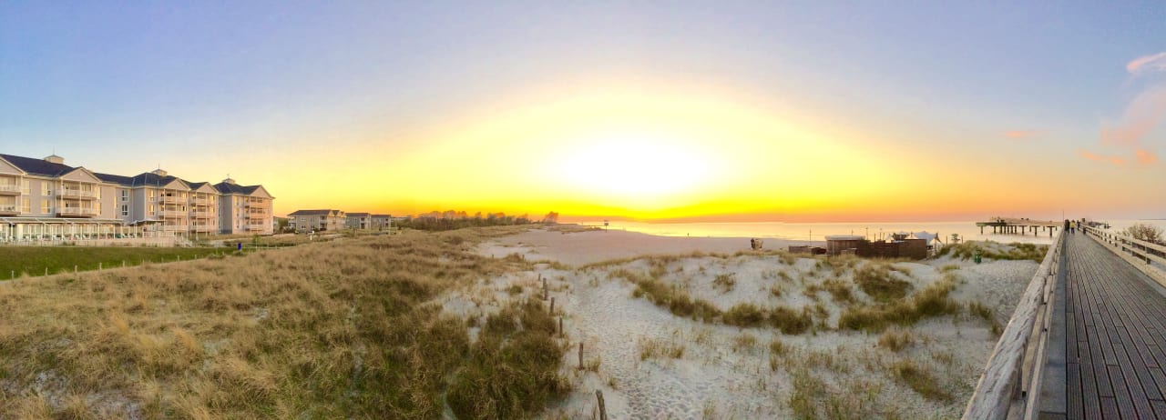 Strand Bretterbude Heiligenhafen