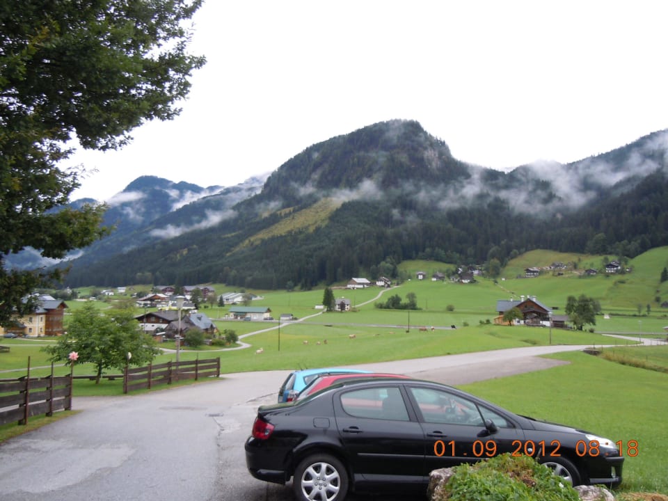 Blick vom Parkplatz Pension Kirchenwirt