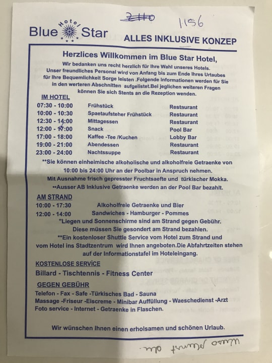 Sonstiges Blue Star Hotel