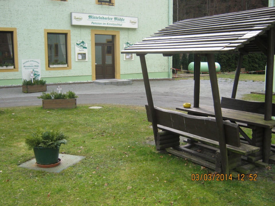 Frühlingsbild 2014 Pension Mittelndorfer Mühle