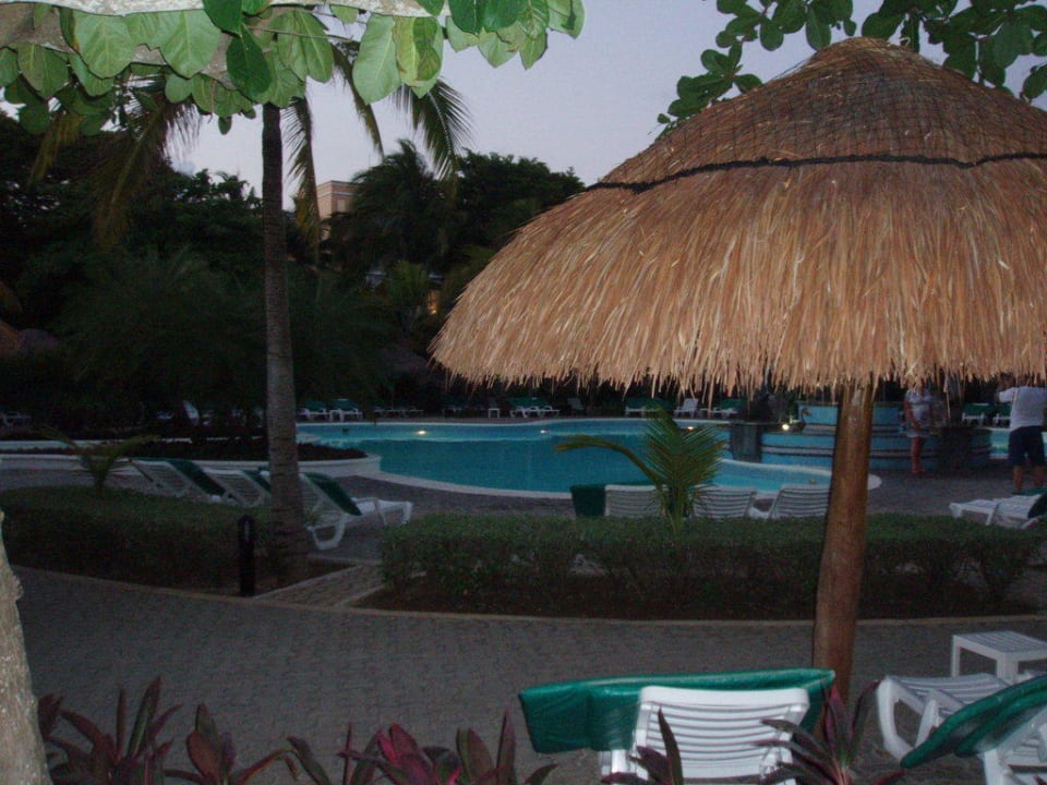 Piscine et alentours Hotel Riu Playacar
