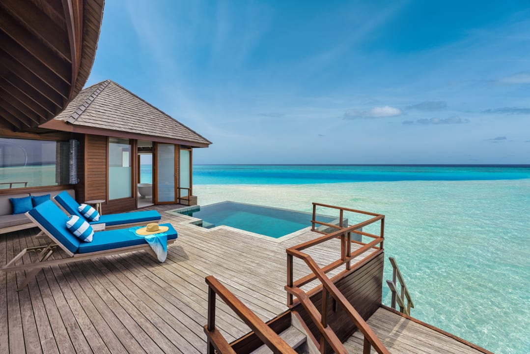 Ausblick Anantara Dhigu Maldives Resort