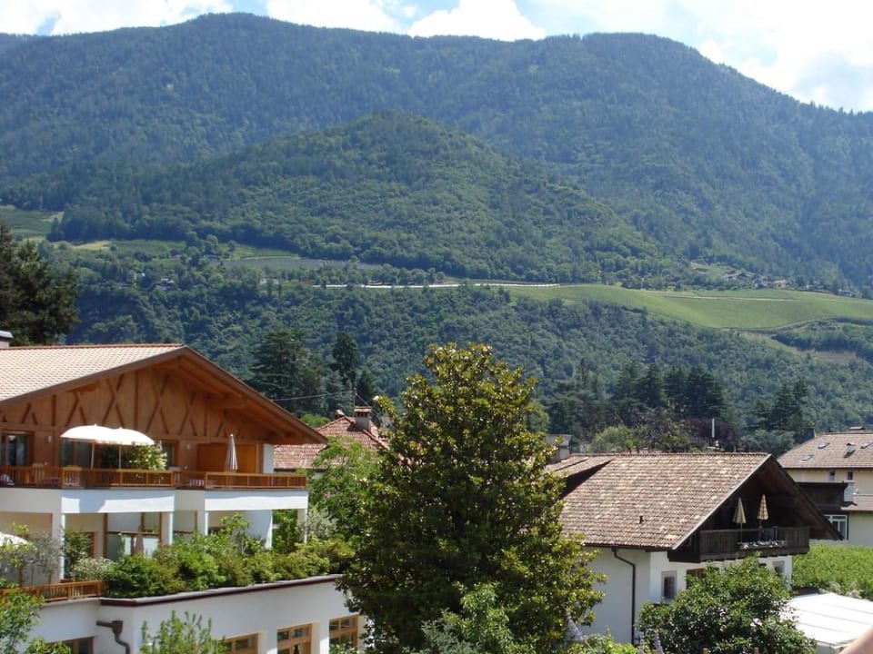 Blick in die Berge Hotel Ansitz Plantiz