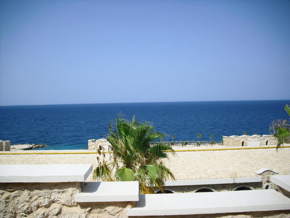 Ausblick von der Zimmerterrasse Pickalbatros Citadel Resort