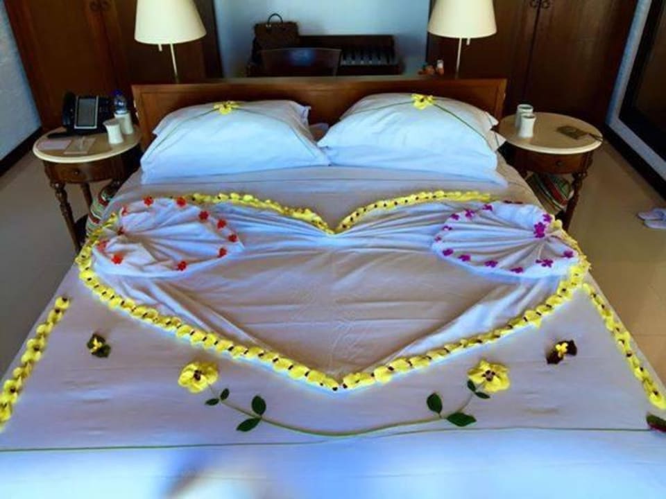 Liebevolle Blumendekoration The Residence Maldives