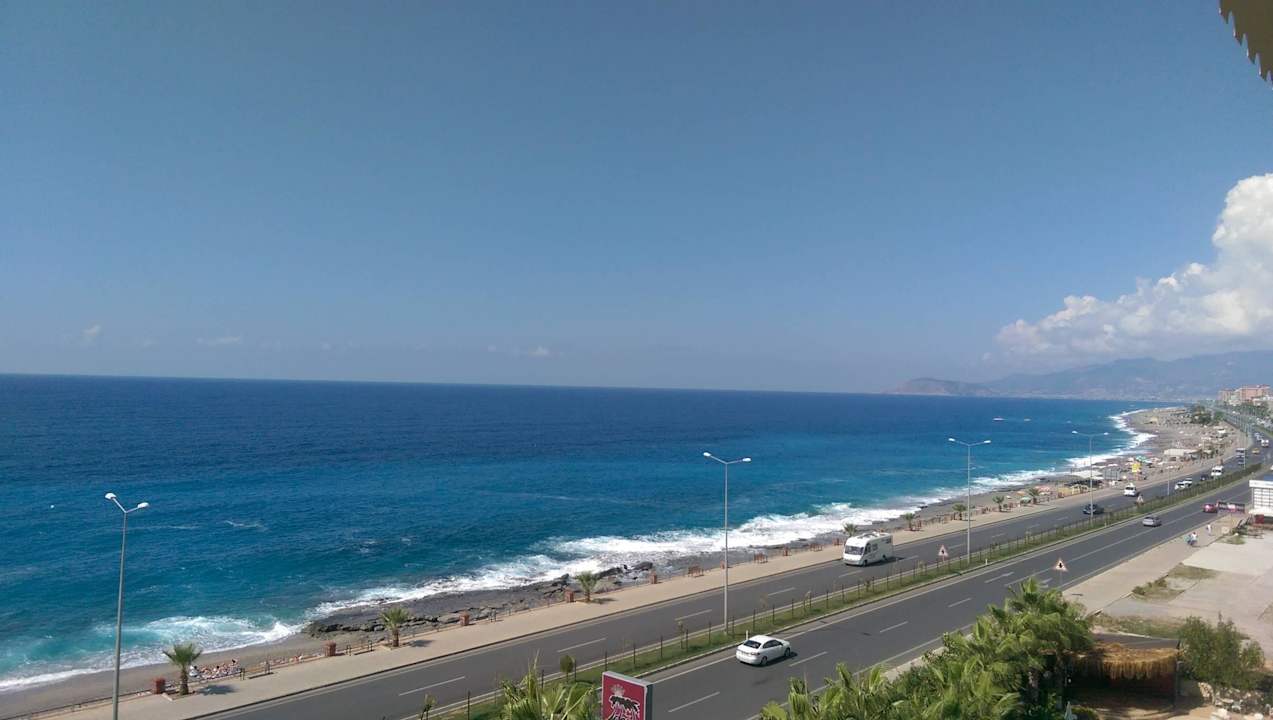 Ausblick navh vorne (Meerblick) Hotel Ideal Beach