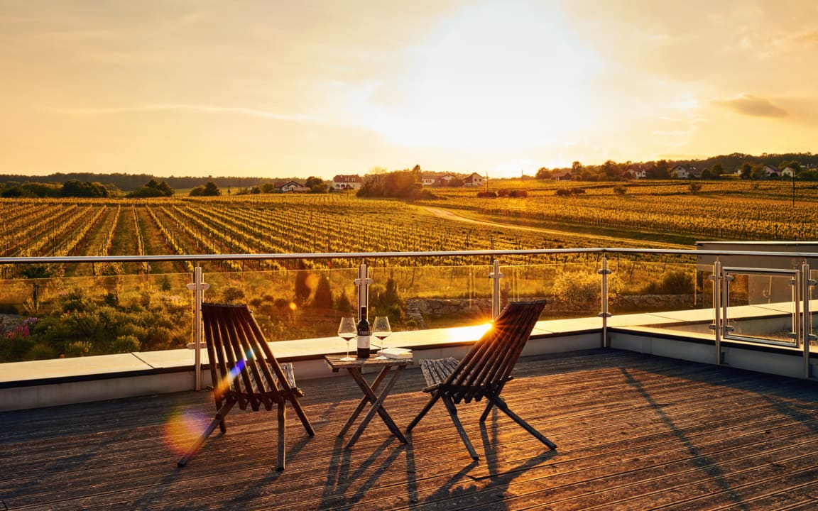 Ausblick Stephano Das-Wein-Gut Gästezimmer