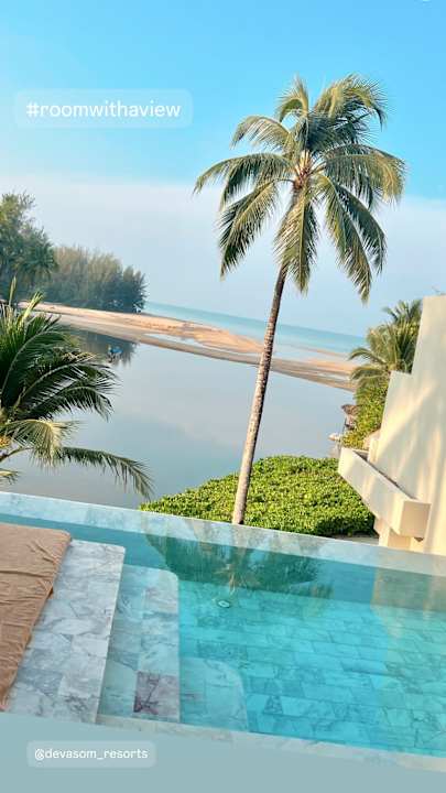 Ausblick Devasom Khao Lak Beach Resort & Villas