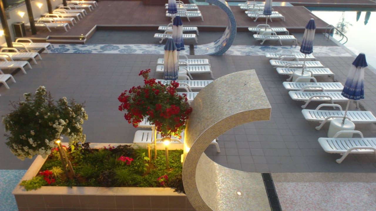 Around the pool Burgas Beach Hotel