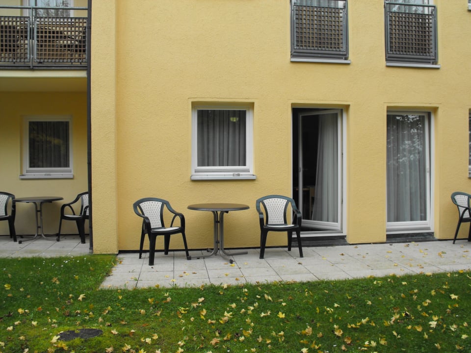 Terrasse, keine Überdachung Hotel Herzog Heinrich