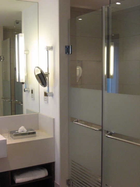 Badezimmer im Business Class-Zimmer Radisson Blu Hotel Sandton