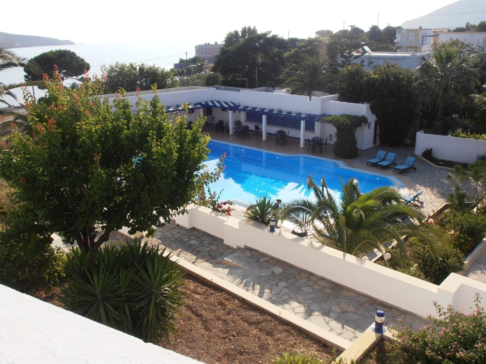 Widok z tarasu Hotel Boulafendis